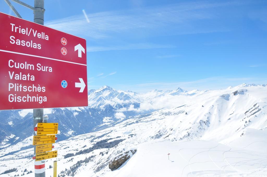 Casa Lumnezia - Panoramic Ecodesign Apartment Obersaxen - Val Lumnezia I Vella - Vignogn I Near Laax Flims I 5 Swiss Stars Rating エクステリア 写真